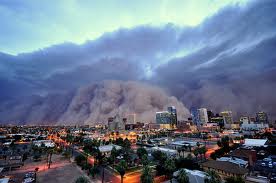 Phoenix AZ Haboob causes damage to a residential roof