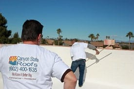 Canyon State doing flat roof in Phoenix.