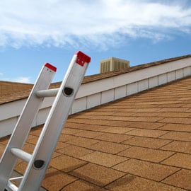 How to properly use a roofing ladder in Gilbert Arizona