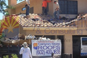 Residential Tile Roof R and R in Mesa, Arizona