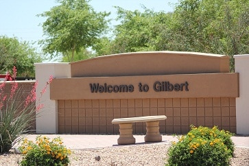 Town of Gilbert Arizona local sign