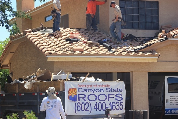 Tile Re-roof or Tile R&R in Mesa Arizona