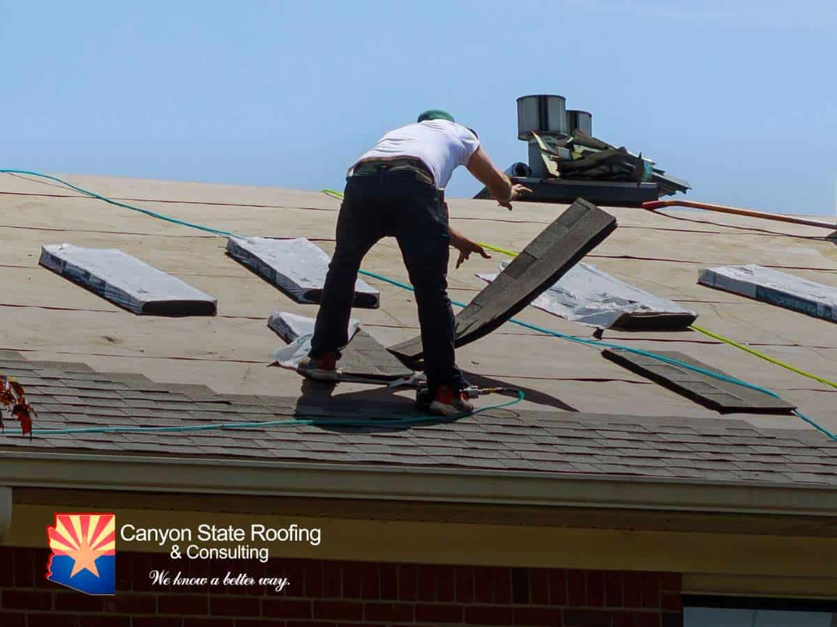 Different roofing materials displayed for selection