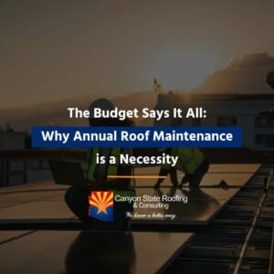 The Budget Says It All: Why Annual Roof Maintenance is a Necessity