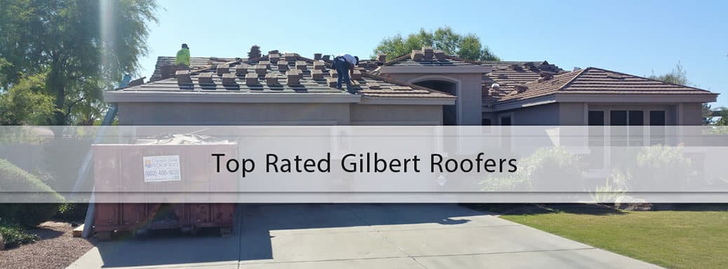 Picture of our top rated Gilbert AZ roofers