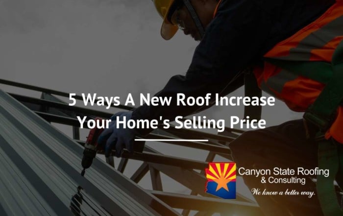 Installing a new roof from an Arizona roofing contractor