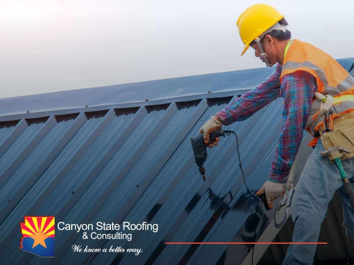 Replacing a commercial roof with a Phoenix roofing company