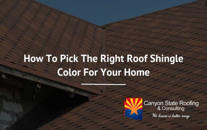 How To Pick The Right Roof Shingle Color For Your Home