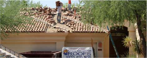 Residential Tile Roof Installation